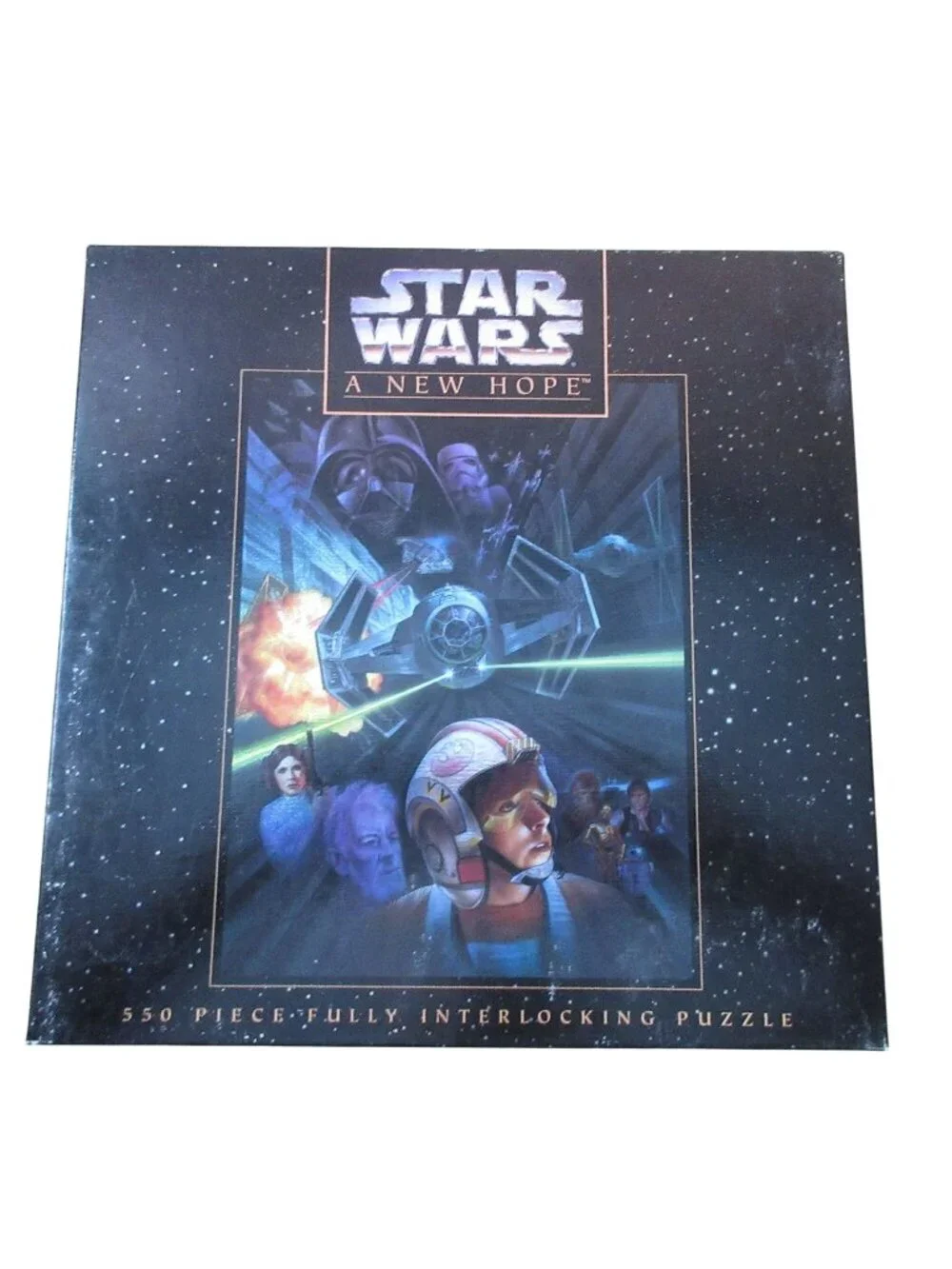 Star Wars A New Hope 550 Piece Jigsaw Puzzle Milton Bradley 1995 - SEALED NEW